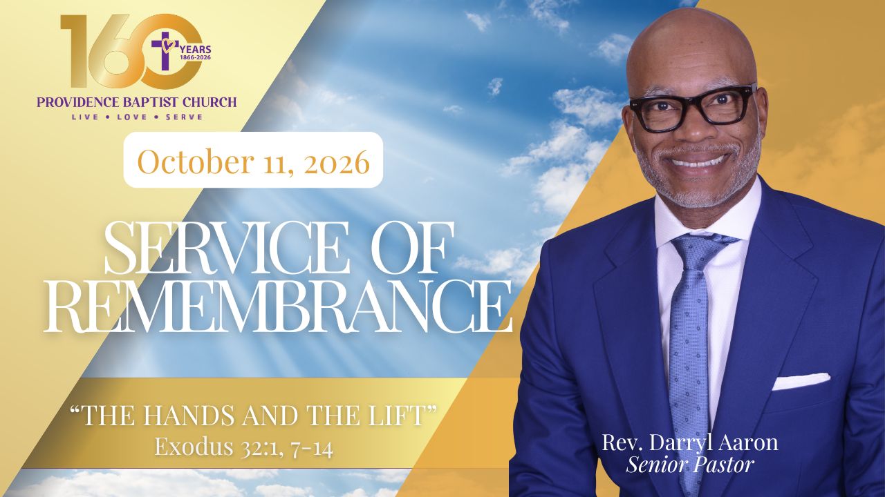 Rev Aaron and title of sermon